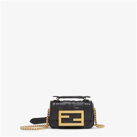 fendi leather mini bag|Fendi baguette bag second hand.